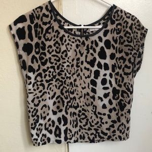 Leopard print blouse